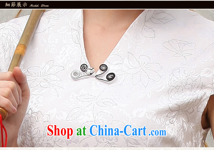 Also the Ms Audrey EU summer 2015 new retro embroidery cheongsam dress white L pictures, price, brand platters! Elections are good character, the national distribution, so why buy now enjoy more preferential! Health