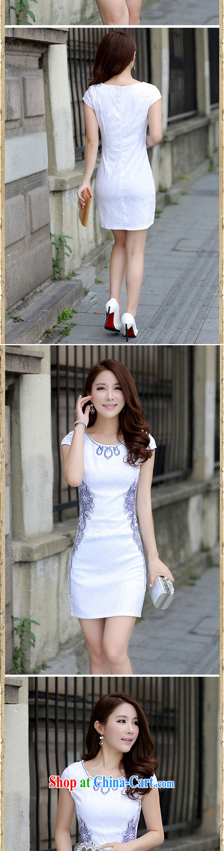 The US even good faith summer 2015 New National wind cultivating improved leaders parquet drill embroidered retro, long dresses and stylish lady further cheongsam dress red XL pictures, price, brand platters! Elections are good character, the national distribution, so why buy now enjoy more preferential! Health