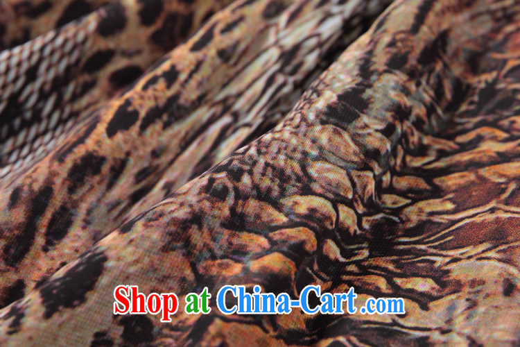 Ya-ting store European site summer 2015 New Female European round-collar short-sleeved staple Pearl Leopard stamp snow spinning long T-shirt icon color XXXL pictures, price, brand platters! Elections are good character, the national distribution, so why buy now enjoy more preferential! Health
