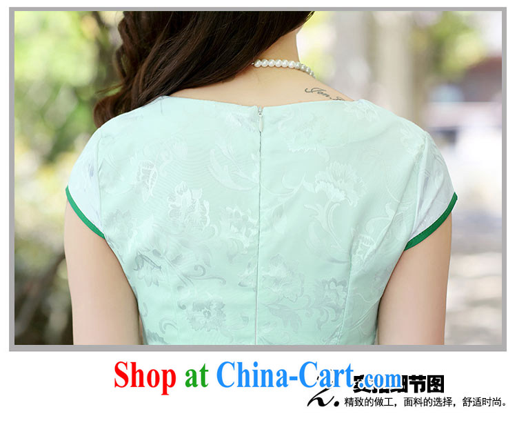 His angel, Nokia 2015 new dresses summer daily sexy neckline graphics thin improved stylish retro flower stamp cheongsam dress green the Peony XXL pictures, price, brand platters! Elections are good character, the national distribution, so why buy now enjoy more preferential! Health
