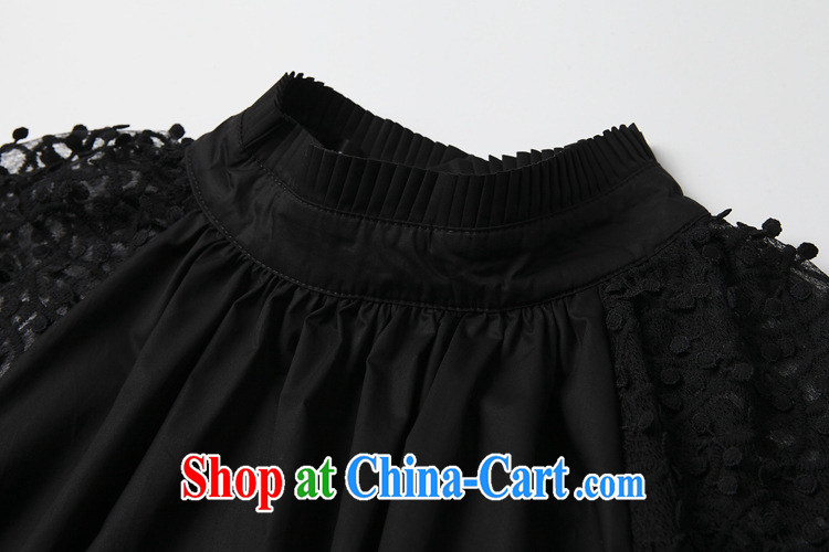 Ya-ting store 2015 European site summer New Female European languages empty lanterns with relaxed Ladies black T-shirt black L pictures, price, brand platters! Elections are good character, the national distribution, so why buy now enjoy more preferential! Health