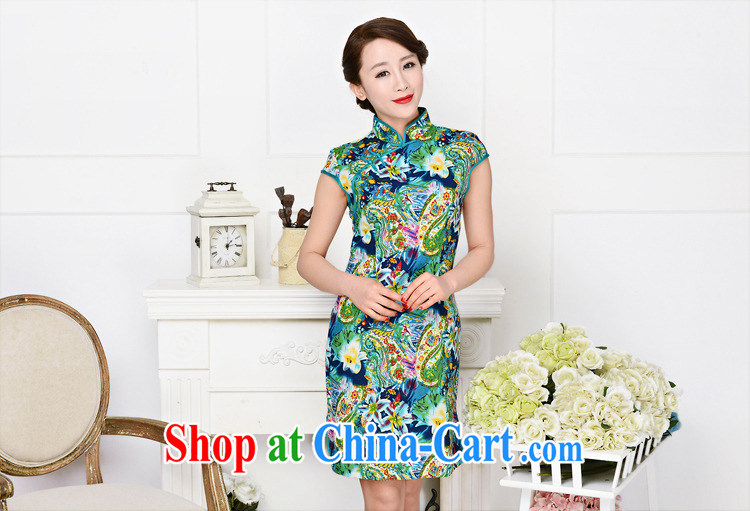 2015 summer new ultra-baik CB 1586 jacquard cotton blended the Commission, long, for Korean Beauty dresses green package for green floral XXL pictures, price, brand platters! Elections are good character, the national distribution, so why buy now enjoy more preferential! Health
