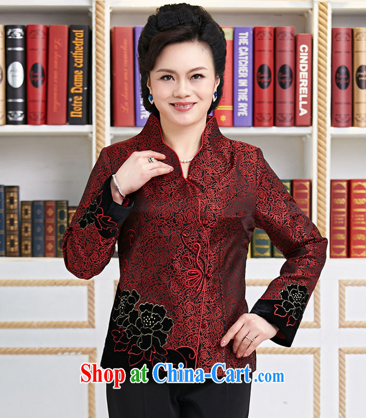 Qin Qing store new Chinese, improved Chinese Spring mother Tang red XXXL pictures, price, brand platters! Elections are good character, the national distribution, so why buy now enjoy more preferential! Health