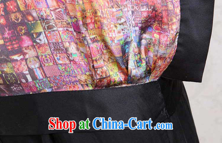Qin Qing store older bat T-shirt large, loose woman sauna silk shirt shirt MOM yellow XXL pictures, price, brand platters! Elections are good character, the national distribution, so why buy now enjoy more preferential! Health