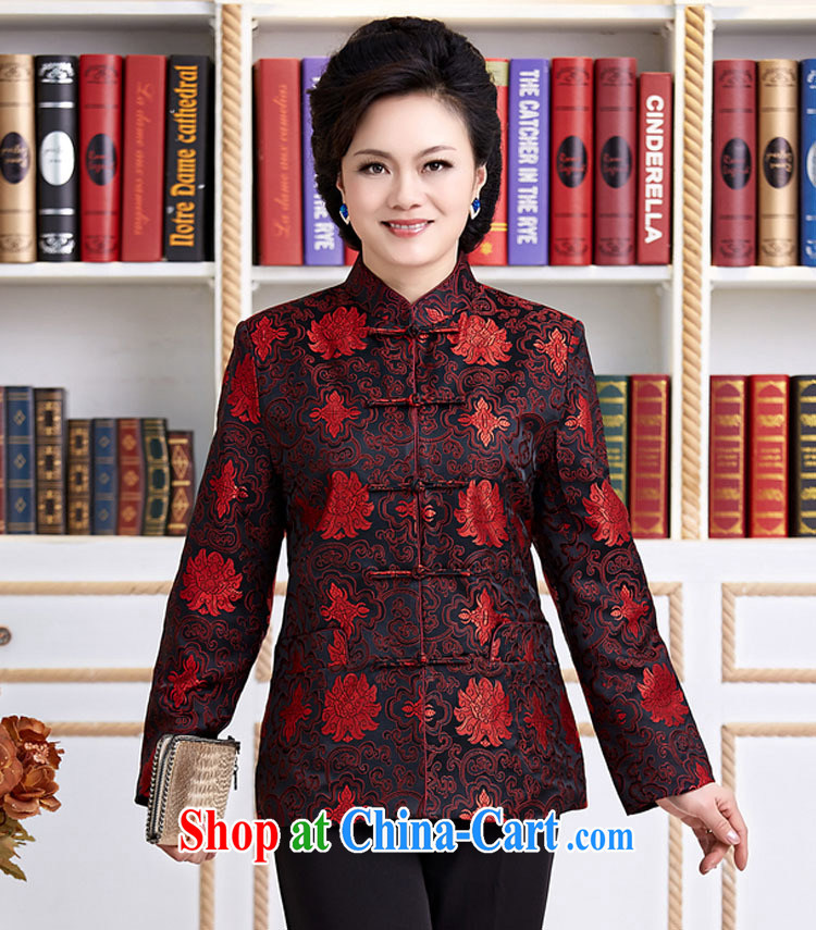 Qin Qing store Chinese female Chinese national female costumes clothing casual wear black XXXL pictures, price, brand platters! Elections are good character, the national distribution, so why buy now enjoy more preferential! Health