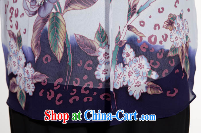 Qin Qing store older shirt ladies large, short-sleeved hand-painted shirts and obesity wife summer T shirt MOM yellow XXXL pictures, price, brand platters! Elections are good character, the national distribution, so why buy now enjoy more preferential! Health