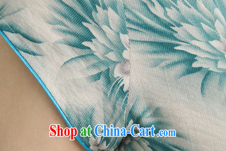 Qin Qing SHOP NEW summer water the wind ladies cotton Ma short-sleeved shirt Tang with retro mom with short-sleeved shirt T red XXXL pictures, price, brand platters! Elections are good character, the national distribution, so why buy now enjoy more preferential! Health