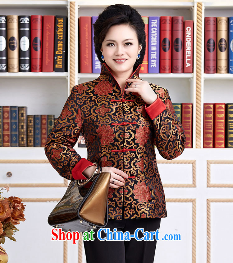 Qin Qing store Tang in accordance with spring-loaded short T-shirt jacket, boutique, older Chinese 2099 black XXXL pictures, price, brand platters! Elections are good character, the national distribution, so why buy now enjoy more preferential! Health