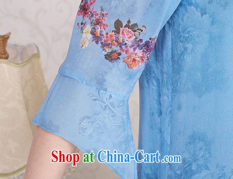 Qin Qing store 2015 summer new female sauna T silk shirts in the elderly, mothers with green XXXL pictures, price, brand platters! Elections are good character, the national distribution, so why buy now enjoy more preferential! Health