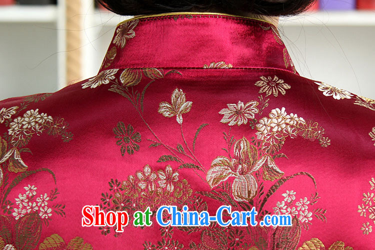 Qin Qing store new Ethnic Wind Chinese, improved Chinese Spring and replace the old mother long-sleeved T-shirt with the red XXXL pictures, price, brand platters! Elections are good character, the national distribution, so why buy now enjoy more preferential! Health