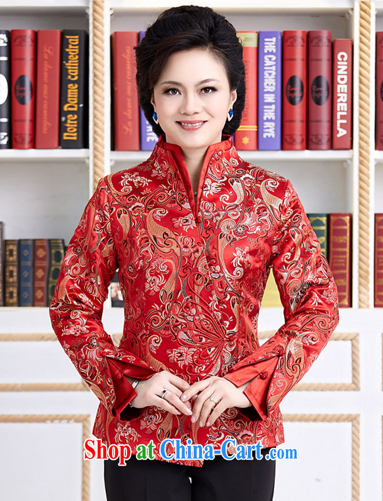Qin Qing store Tang in accordance with spring-loaded short T-shirt jacket, boutique, older Tang red XXXL pictures, price, brand platters! Elections are good character, the national distribution, so why buy now enjoy more preferential! Health