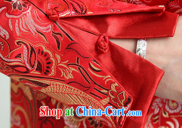 Qin Qing store Tang in accordance with spring-loaded short T-shirt jacket, boutique, older Tang red XXXL pictures, price, brand platters! Elections are good character, the national distribution, so why buy now enjoy more preferential! Health