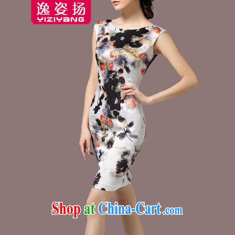 once and for all and exciting and the 2015 female new summer beauty graphics thin water and ink stamp temperament the code dress elections to the payment as soon as possible bleach color S