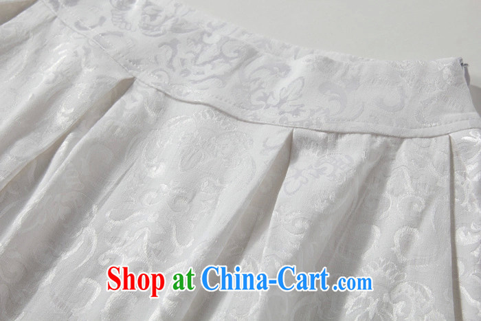 Hsueh-Chi Lin Nunnery 2015 spring and summer female new beauty routine retro long-sleeved improved stylish outfit two piece kit #1121 white short-sleeved XL pictures, price, brand platters! Elections are good character, the national distribution, so why buy now enjoy more preferential! Health