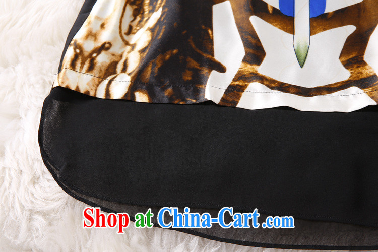 Ya-ting store A Europe 4950 the 2015 summer new female fan Bing Bing, with the stamp duty for silk dresses black L pictures, price, brand platters! Elections are good character, the national distribution, so why buy now enjoy more preferential! Health