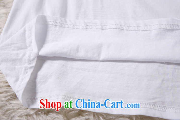 Ya-ting store A Europe 4988 the 2015 summer new casual women with round-collar short-sleeved staple Pearl inserts drill solid-colored beauty T pension white L pictures, price, brand platters! Elections are good character, the national distribution, so why buy now enjoy more preferential! Health