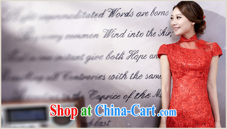 Jubilee 1000 bride 2015 spring and summer new improved Stylish retro lace bridal wedding dresses dress toast Q 325 red XXL pictures, price, brand platters! Elections are good character, the national distribution, so why buy now enjoy more preferential! Health
