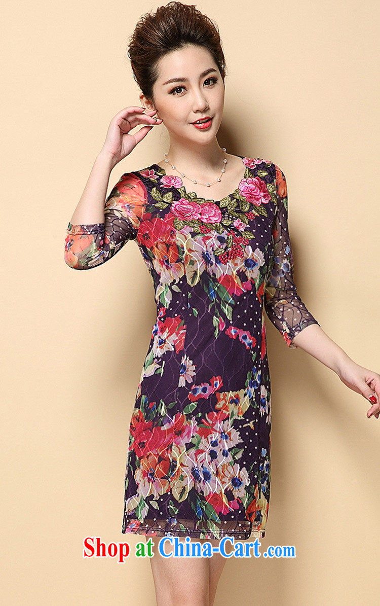 Ya-ting store in Europe 2015 spring and summer, new in the elderly, female Lace Embroidery burglary, dresses red XL pictures, price, brand platters! Elections are good character, the national distribution, so why buy now enjoy more preferential! Health