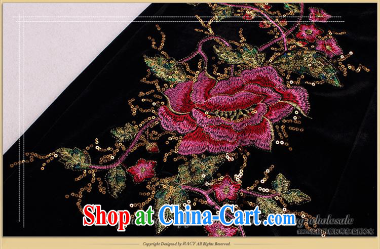 Ya-ting store in 2014 older women with autumn aura MOM jackets larger Phoenix embroidery, velvet wind jacket shawl the lint-free cloth 5 XL pictures, price, brand platters! Elections are good character, the national distribution, so why buy now enjoy more preferential! Health