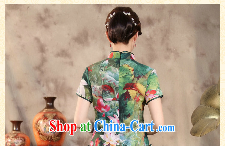 spend the summer new, Chinese qipao T-shirt Chinese Antique improved cotton Ma hand-painted Buddha take short-sleeved Chinese figure 3XL pictures, price, brand platters! Elections are good character, the national distribution, so why buy now enjoy more preferential! Health