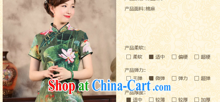 Find Sophie summer new, Chinese qipao T-shirt Chinese Antique improved cotton Ma hand-painted Buddha take short-sleeved Chinese figure color 2 XL pictures, price, brand platters! Elections are good character, the national distribution, so why buy now enjoy more preferential! Health