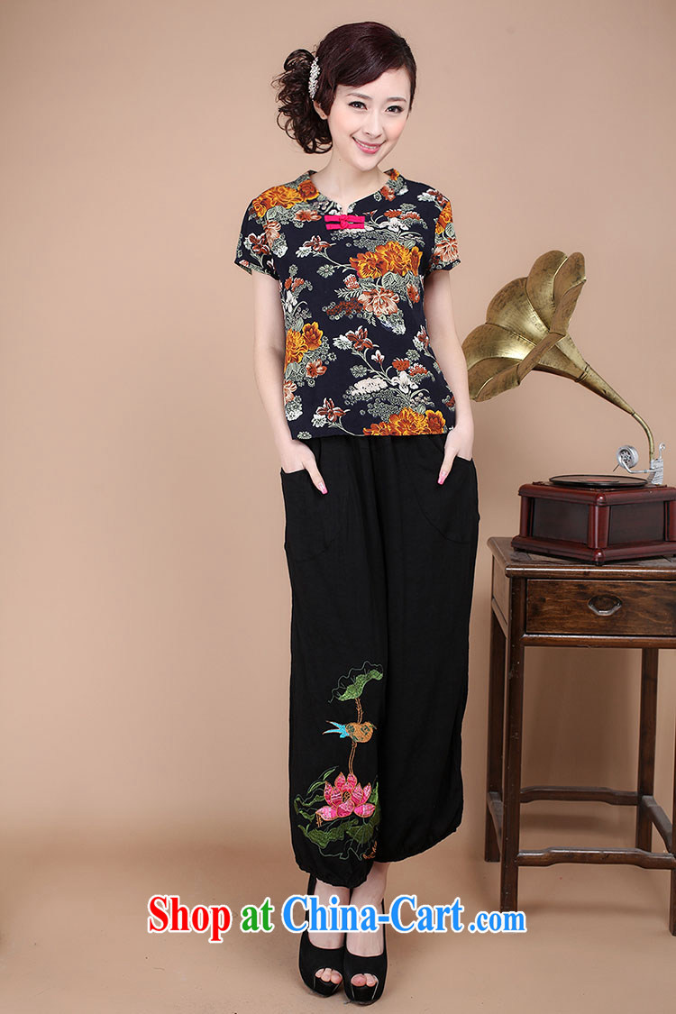 Nest, summer 2015 new, older Ethnic Wind antique Chinese embroidered rug pants female black XXL pictures, price, brand platters! Elections are good character, the national distribution, so why buy now enjoy more preferential! Health