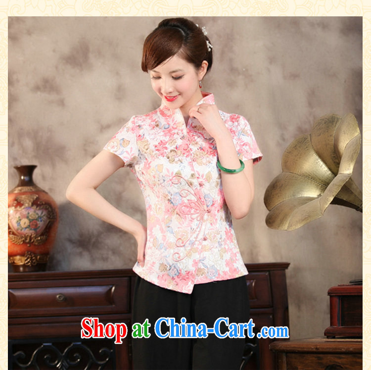 Find Sophie summer new, Chinese qipao T-shirt Chinese improved antique, stamp duty for cotton short-sleeved Chinese figure 3XL pictures, price, brand platters! Elections are good character, the national distribution, so why buy now enjoy more preferential! Health