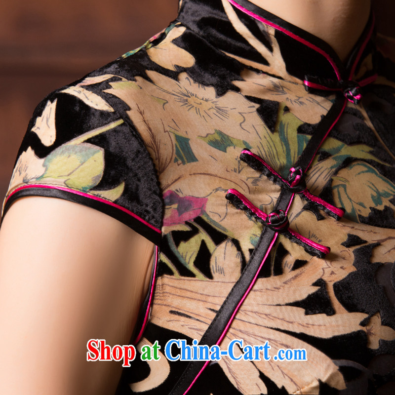 Bong-amphibious Ori-take spirit summer 2015 new retro plush robes Daily Beauty and elegant and stylish cheongsam dress DQ 15,107 XXXL suit, Bong-amphibious and, shopping on the Internet