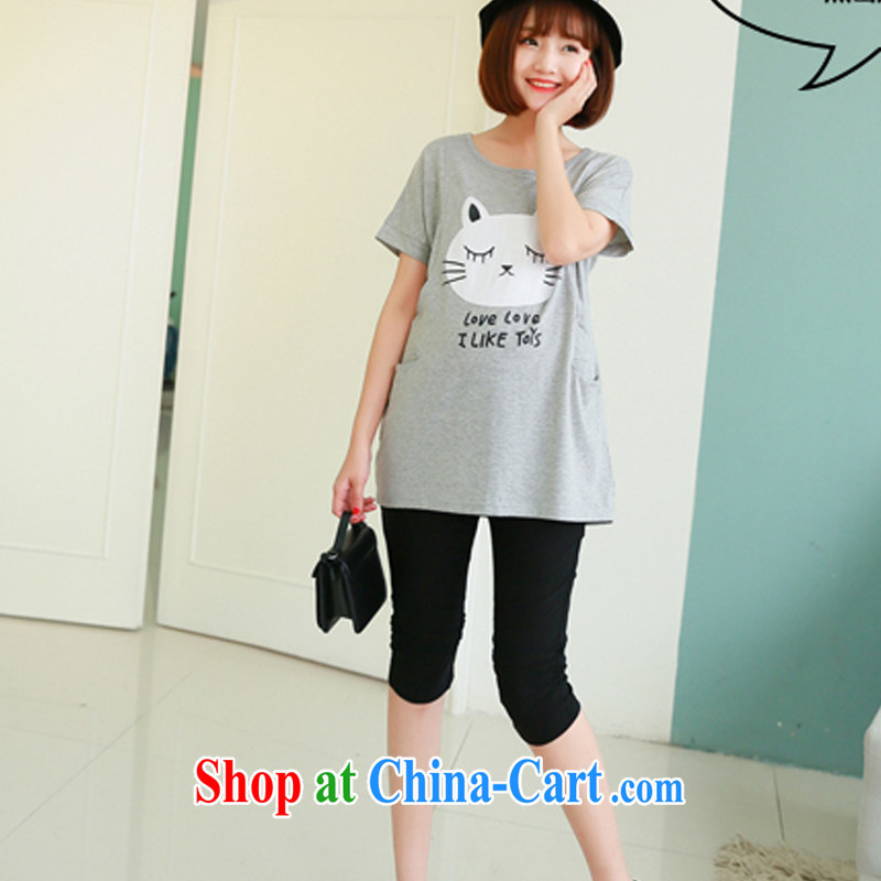 The flies love 2015 stylish spell color summer short-sleeve nursing clothing and fashion, feeding clothing C R 3029 3391 light gray L, and flies, and shopping on the Internet