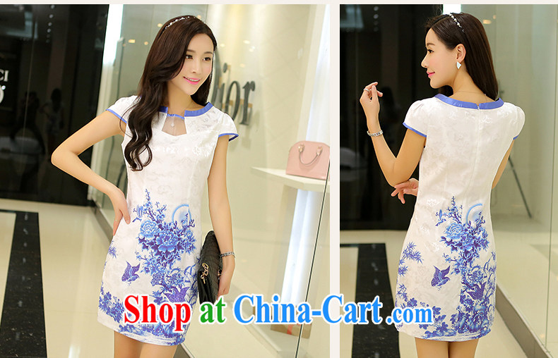 PCA dresses summer short, cultivating improved cheongsam dress purple Magpies XL pictures, price, brand platters! Elections are good character, the national distribution, so why buy now enjoy more preferential! Health