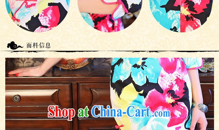 Dan smoke summer new dresses girls decorated in colorful flowers, for improved retro prettier cuff in the forklift truck goods such as the color 2 XL pictures, price, brand platters! Elections are good character, the national distribution, so why buy now enjoy more preferential! Health