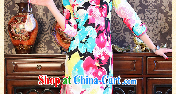 Dan smoke summer new dresses girls decorated in colorful flowers, for improved retro prettier cuff in the forklift truck goods such as the color 2 XL pictures, price, brand platters! Elections are good character, the national distribution, so why buy now enjoy more preferential! Health