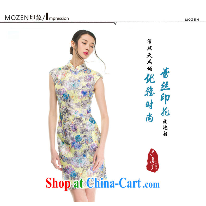 Wood is really an improved cheongsam dress new lace stamp cheongsam dress summer dress the root dresses 42,931 11 light blue XL pictures, price, brand platters! Elections are good character, the national distribution, so why buy now enjoy more preferential! Health