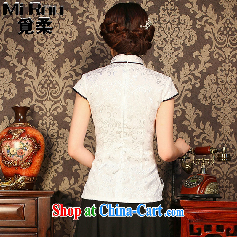 Find Sophie summer retro Korea female youth improved Chinese Chinese clothes Chinese, for a tight outfit T-shirt such as the color 2 XL, flexible employment, and shopping on the Internet