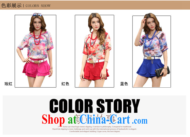 Ya-ting store 89,693 summer stamp Korean sweet career aura sense of the short-sleeved pants and skirts violet red minimalist red L pictures, price, brand platters! Elections are good character, the national distribution, so why buy now enjoy more preferential! Health