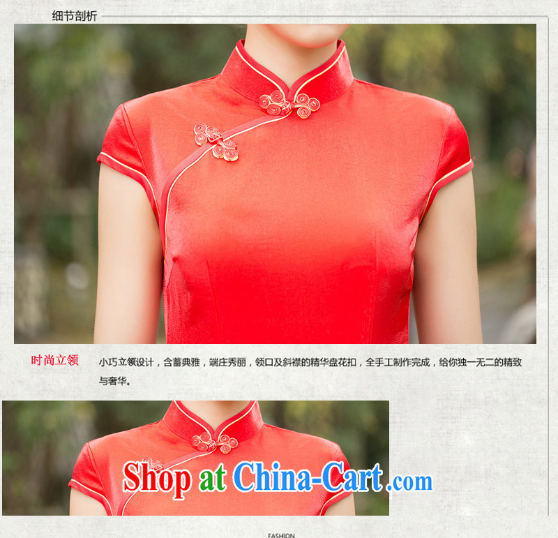 2015 DEPTHDES new female toast clothing bridal wedding dress summer stylish improved embroidered graphics thin everyday dresses dresses short red XXL pictures, price, brand platters! Elections are good character, the national distribution, so why buy now enjoy more preferential! Health