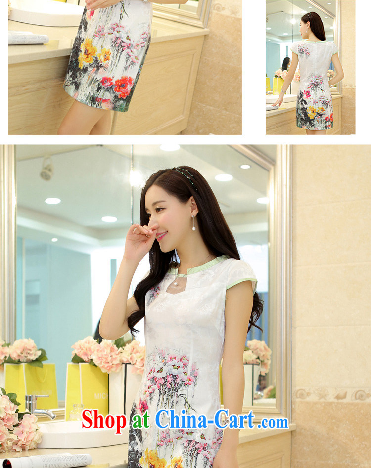 Korean edition 2015 summer new cultivating classical charm lady embroidery stamp Tang pack and cheongsam dress girls light blue Peony XL pictures, price, brand platters! Elections are good character, the national distribution, so why buy now enjoy more preferential! Health