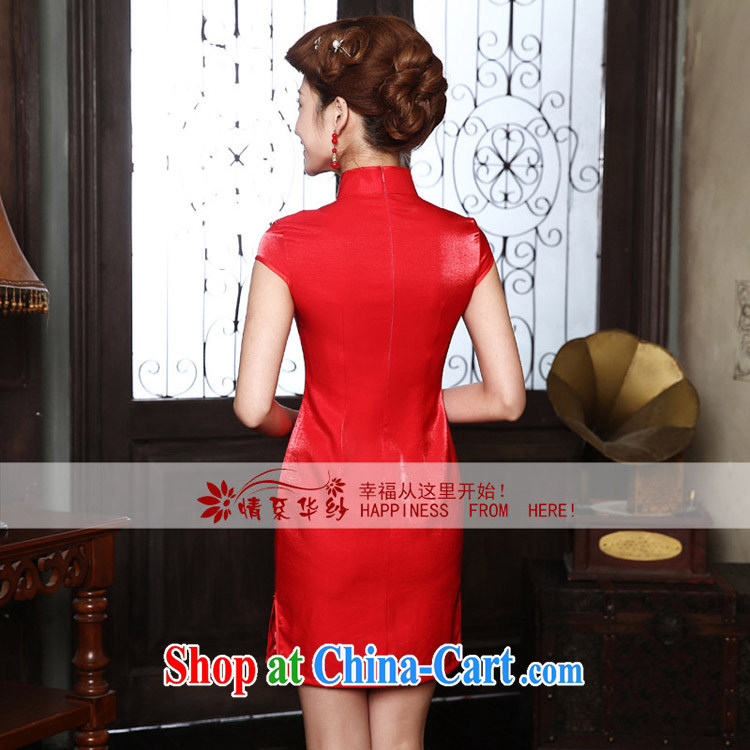 The china yarn dresses 2015 new spring and summer with daily short, Retro dresses improved cultivating cotton dress stylish girls white XXL pictures, price, brand platters! Elections are good character, the national distribution, so why buy now enjoy more preferential! Health