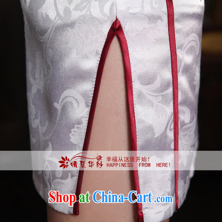 The china yarn 2015 new dresses and toast-serving retro embroidery low-power's beauty dresses embroidery cheongsam white XL pictures, price, brand platters! Elections are good character, the national distribution, so why buy now enjoy more preferential! Health