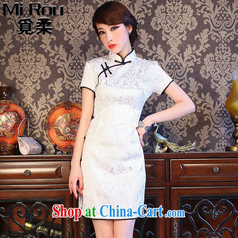 Find Sophie women's clothing dresses summer new Chinese Chinese improved, Korea for modern graphics thin short cheongsam dress such as the color 2 XL