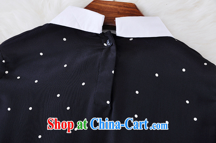 Ya-ting store 2015 Summer in Europe and ladies' silk lovely dolls for kitten embroidered wave point stamp T 桖 shirt J 42,912 black XL pictures, price, brand platters! Elections are good character, the national distribution, so why buy now enjoy more preferential! Health