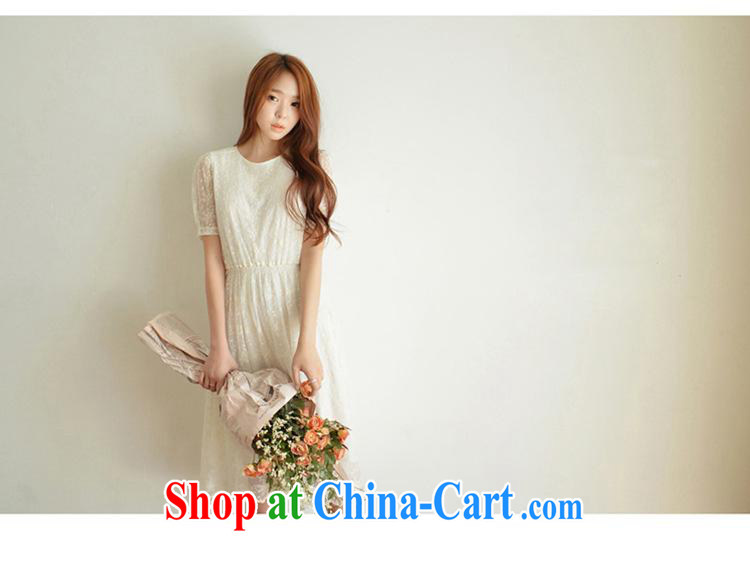Details Only Korean summer new, long lace beach skirt the waist graphics thin dresses white L pictures, price, brand platters! Elections are good character, the national distribution, so why buy now enjoy more preferential! Health
