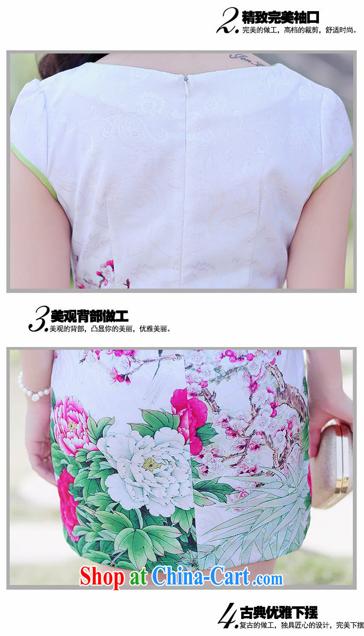 100 million Dollar City Women summer 2015 new daily improved short cheongsam style lady beauty and elegant graphics thin package and retro dresses 6968 red Peony XXXL pictures, price, brand platters! Elections are good character, the national distribution, so why buy now enjoy more preferential! Health