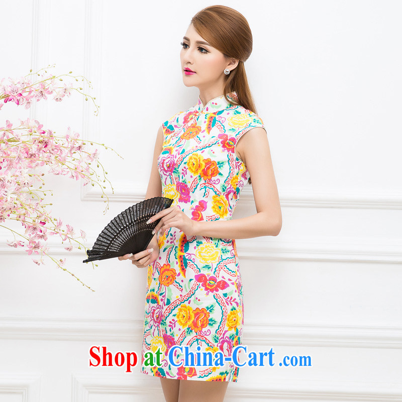 short-sleeved dresses, Tang dynasty short-sleeved dresses, Tang dynasty short-sleeved qipao quote, short-sleeved qipao quote