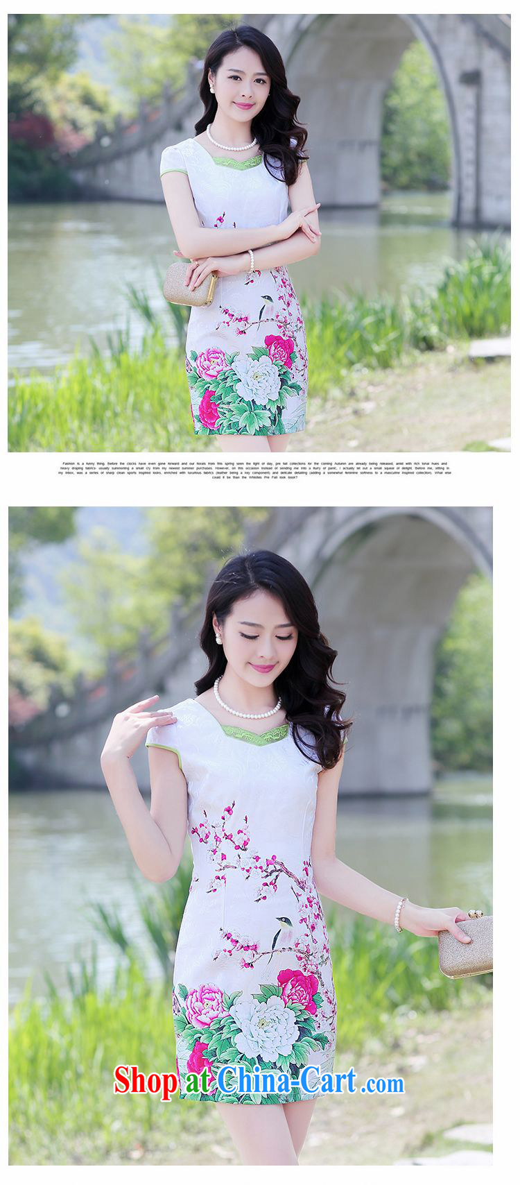 Constitution, a girl with the Code 2015 summer New and Improved short cheongsam style lady beauty and elegant graphics thin floral retro dresses 6968 blue flouncing XXXL pictures, price, brand platters! Elections are good character, the national distribution, so why buy now enjoy more preferential! Health