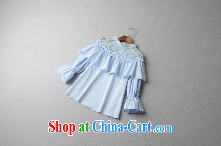 9 month female * 2015 spring and summer new European and American female spell lace collar pin Pearl cuff Princess bat T pension 41,409 blue L pictures, price, brand platters! Elections are good character, the national distribution, so why buy now enjoy more preferential! Health
