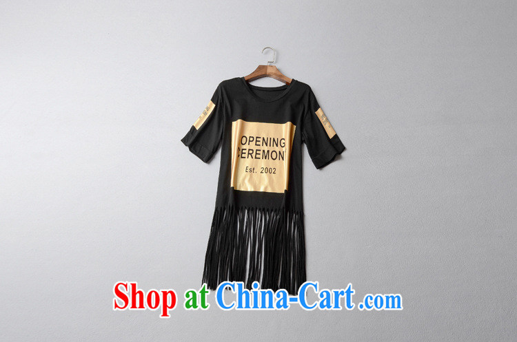 9 month female * 2015 spring and summer new European and American female round-collar short-sleeve, with flow, chest-Gold T pension 56,001 black L pictures, price, brand platters! Elections are good character, the national distribution, so why buy now enjoy more preferential! Health