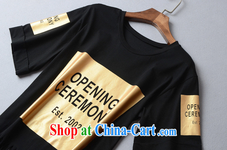 9 month female * 2015 spring and summer new European and American female round-collar short-sleeve, with flow, chest-Gold T pension 56,001 black L pictures, price, brand platters! Elections are good character, the national distribution, so why buy now enjoy more preferential! Health