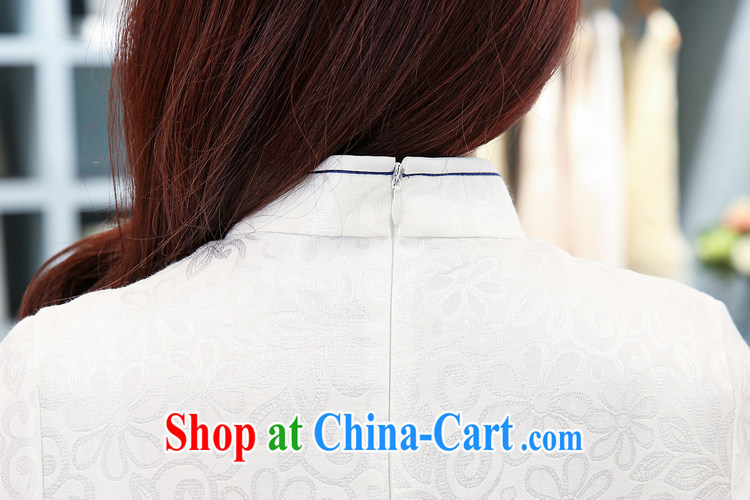 Mrs M, summer 2015 with new, Retro, tie coin stamp cheongsam graphics style white L pictures, price, brand platters! Elections are good character, the national distribution, so why buy now enjoy more preferential! Health