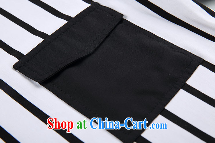 Ya-ting Shenzhen 2015 summer new female black-and-white striped short-sleeved stylish stitching female T pension black-and-white picture color XL pictures, price, brand platters! Elections are good character, the national distribution, so why buy now enjoy more preferential! Health